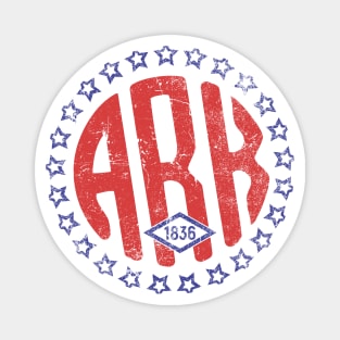 Patriotic Arkansas Magnet